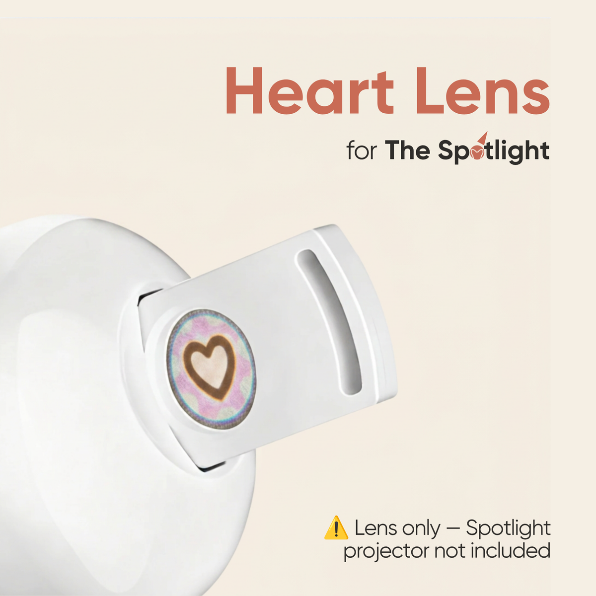 Classic Heart Lens - for The Spotlight Collar Projector