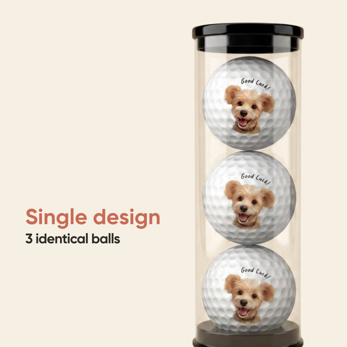 The Tee Time Set - Custom Pet Golf Balls